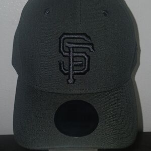 Black Embroidered Baseball Cap